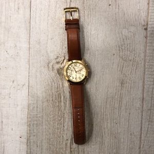 *AUTHENTIC* Michael Kors Gold and Tan Watch